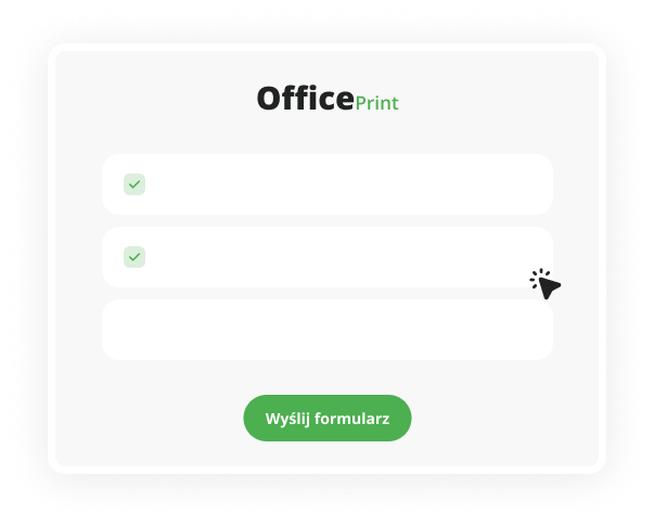 Grafika zachęcająca do kontaktu z serwisem drukarek