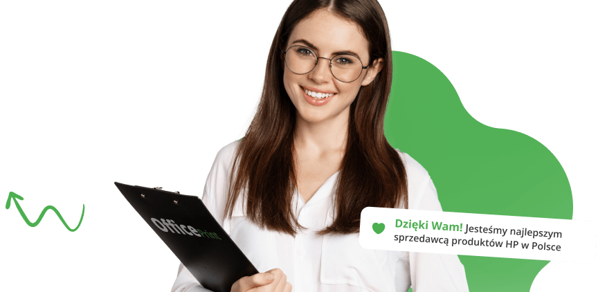 Zadowolona Pani związana z officeprint